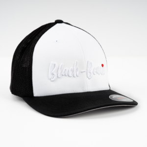 Flexfit Mesh Cap – 3D Stick in weiß